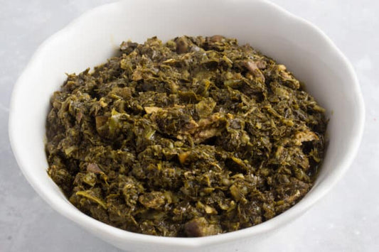 Pondu / Cassava leaves with dry fish